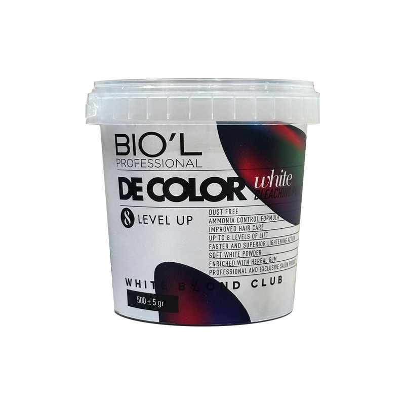 تصویر پودر دکلره بیول مدل W-B-C وزن&nbsp;500 گرم رنگ سفید 