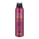 اسپری خوشبو کننده بدن زنانه فیکورس مدل Versace Crystal Noir حجم 200 میلی لیتر